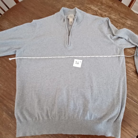 Men's Cotton & Cashmere Sweater, LL Bean, XXL - Picture 2 of 5
